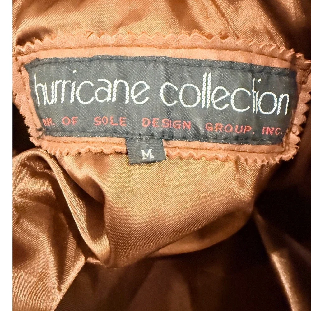 Hurricane Collection Men Butter Soft Leather Southwest Tapestry Blazer‎ Jacket M